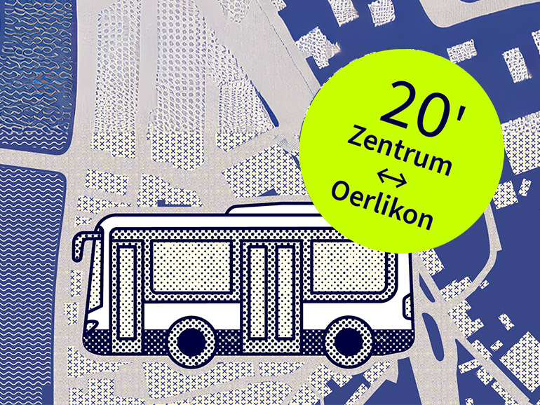 UZH Plan mit Shuttle Bus